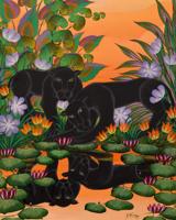 Gustavo Novoa Panther Painting - Sold for $5,000 on 11-09-2019 (Lot 230).jpg